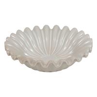 Bol decorativ Sien cca 25 cm - alb, Basics, ceramică (25/7cm)