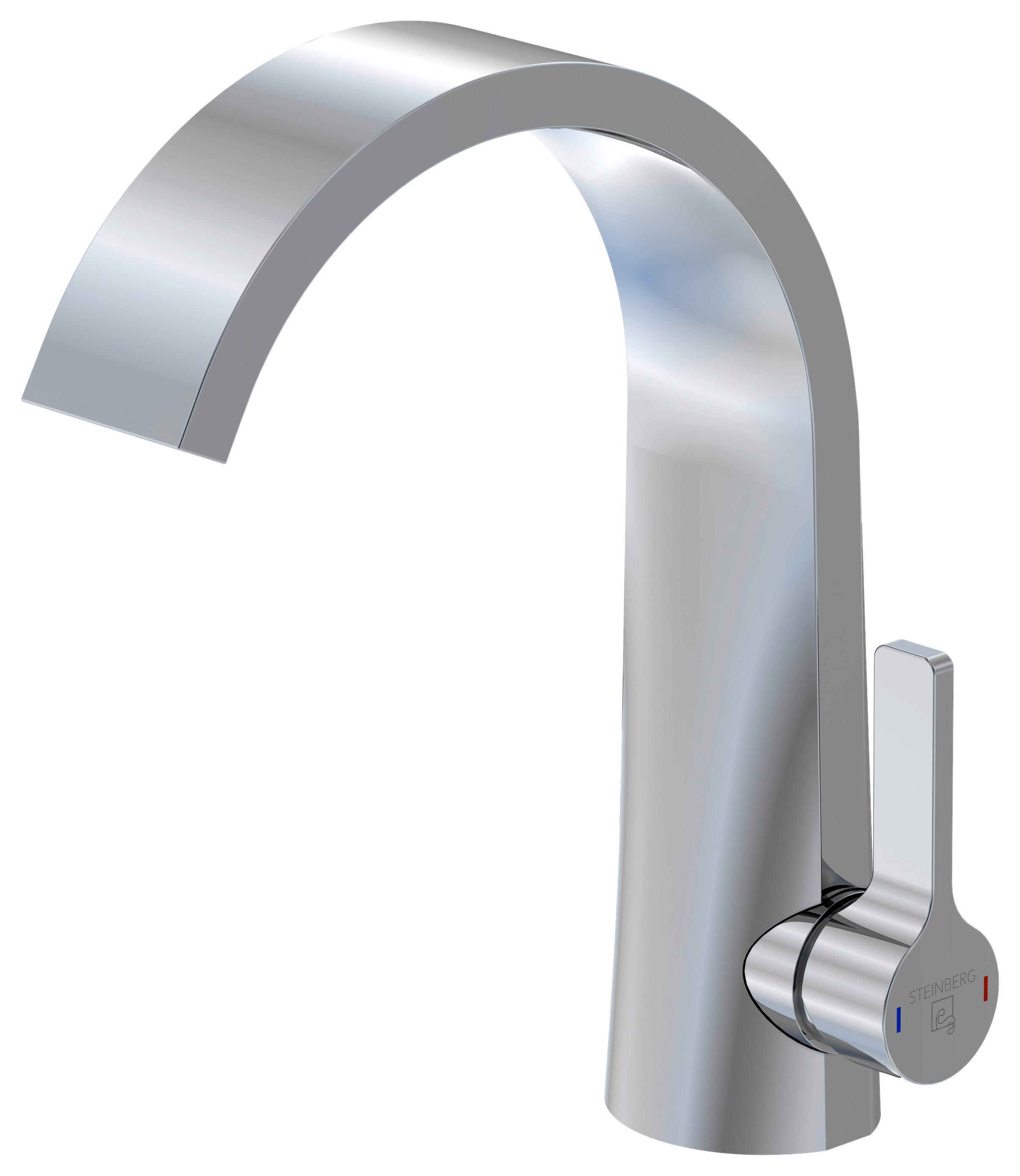 BATERIA UMYWALKOWA 280 1010 - kolor chromowy, Modern, metal (5,8/22,6/18,6cm)