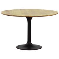Esstisch Hagen Schwarz/Akaziefarben - Schwarz/Akaziefarben, Modern, Holz/Metall (120/76cm) - Mömax