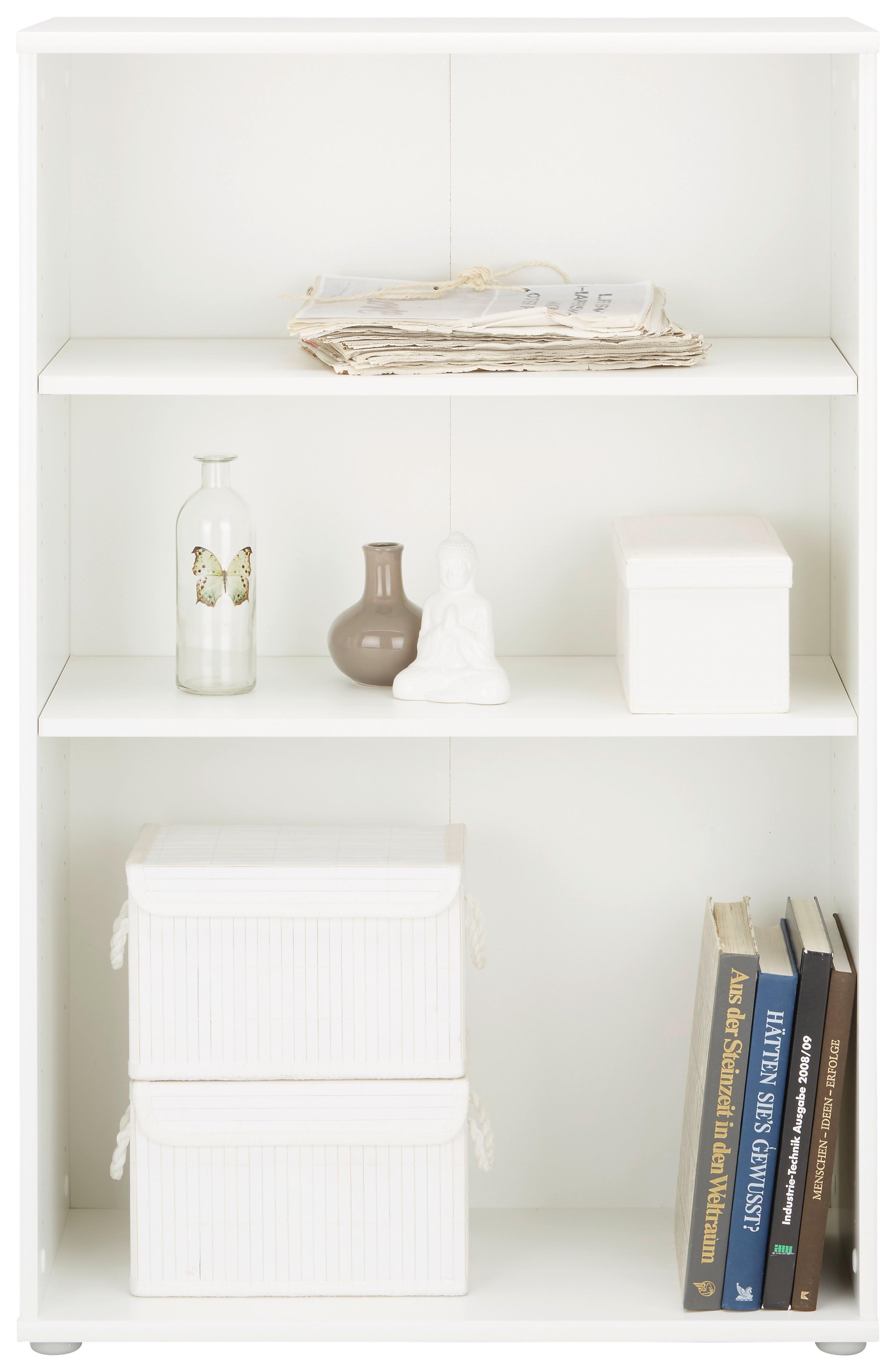 Regal Weiß - Weiß, MODERN, Holzwerkstoff/Kunststoff (72/111/34cm) - Modern Living