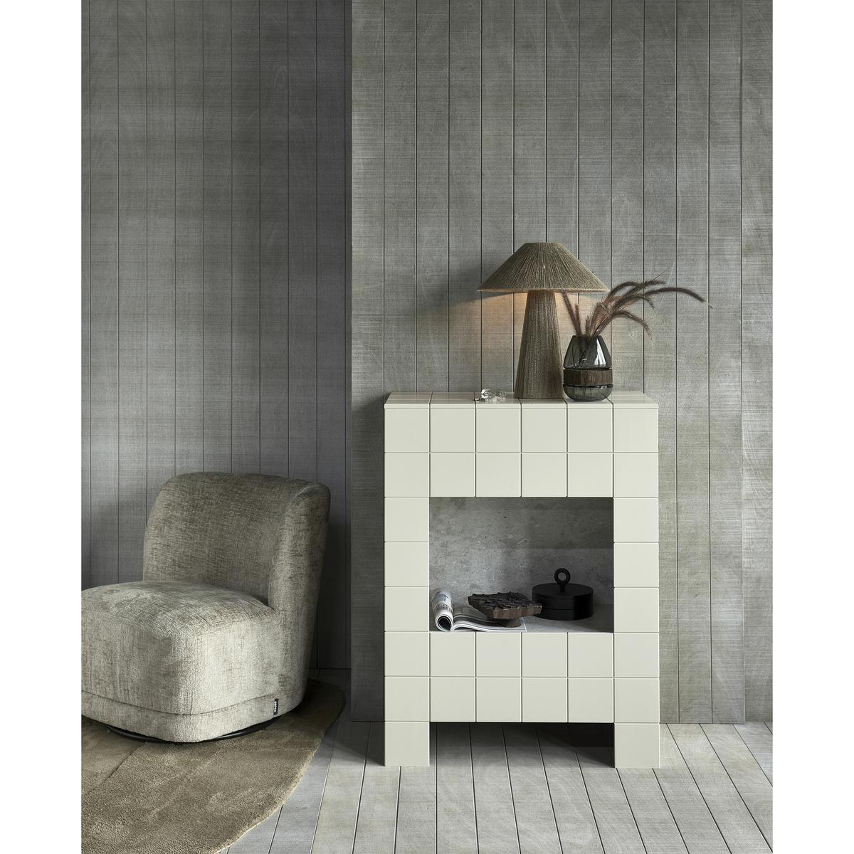 Cocktailsessel Atty Sandfarben - Sandfarben/Schwarz, Design, Kunststoff/Textil (74/75/65cm) - Livetastic