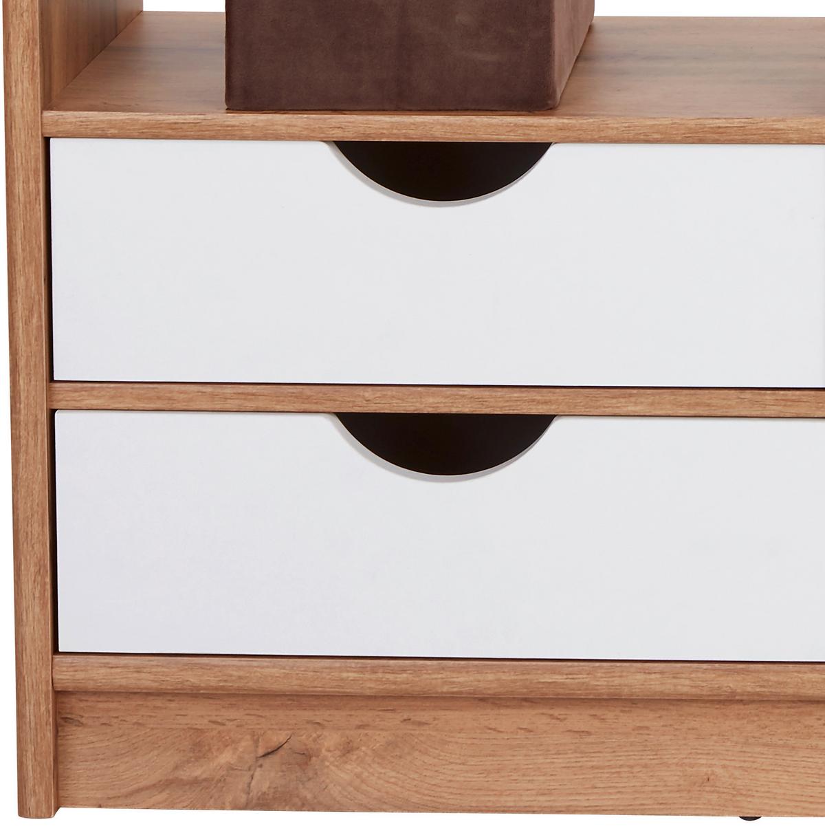 Etajeră Meggy - culoare lemn stejar, Modern, lemn (140/184/32cm) - Modern Living