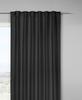 Sötétítőfüggöny Riccardo 140/245 - Fekete, modern, Textil (140/245cm) - Premium Living