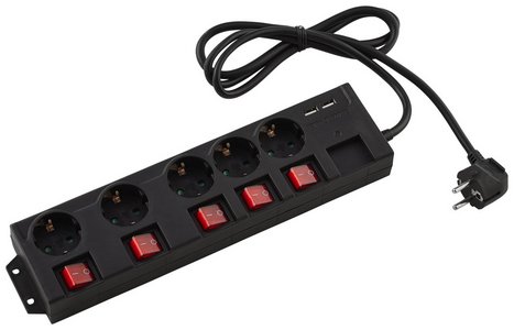 Steckdosenleiste Casper Mit 5 Steckdosen Online Kaufen Momax
