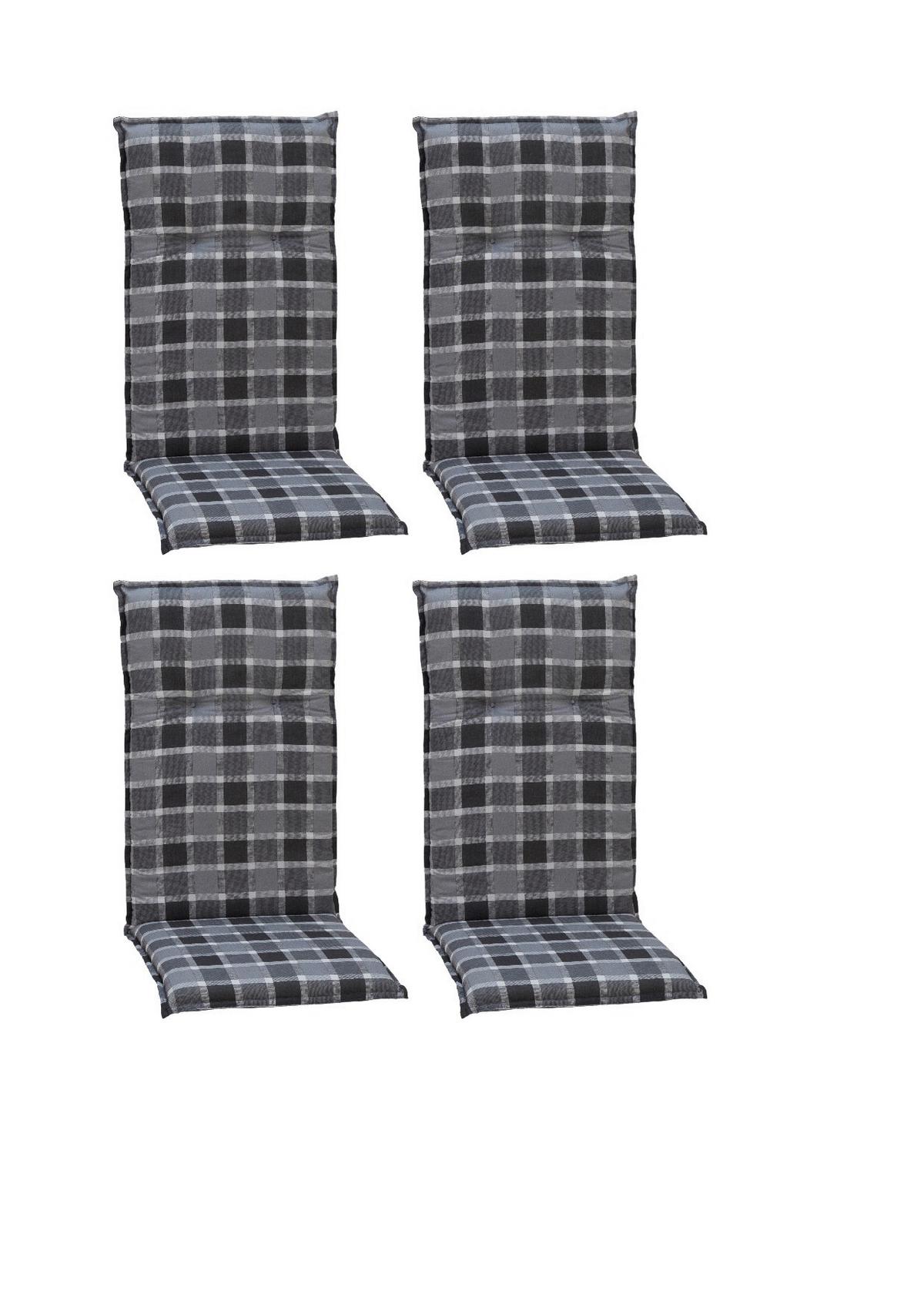 Sedežna Blazina Belgrad, 4-Delni Set, Siva - siva, Basics, tekstil (118/50/6cm)