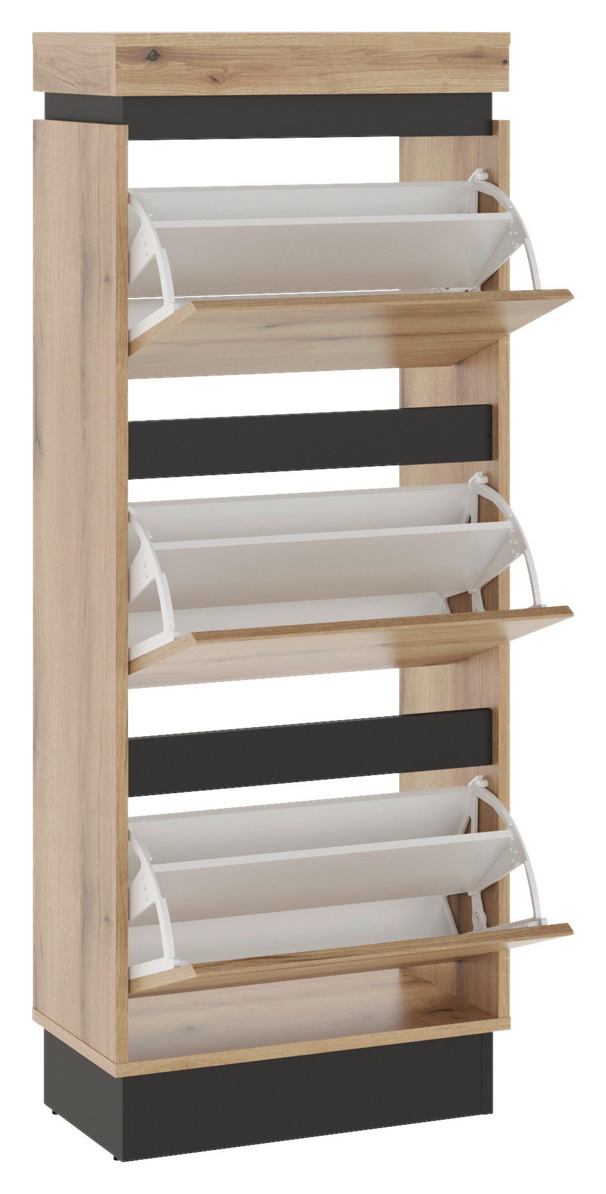 Ormarić Za Cipele Corte - Trend, drvni materijal/plastika (53,8/137,3/28,5cm) - Modern Living