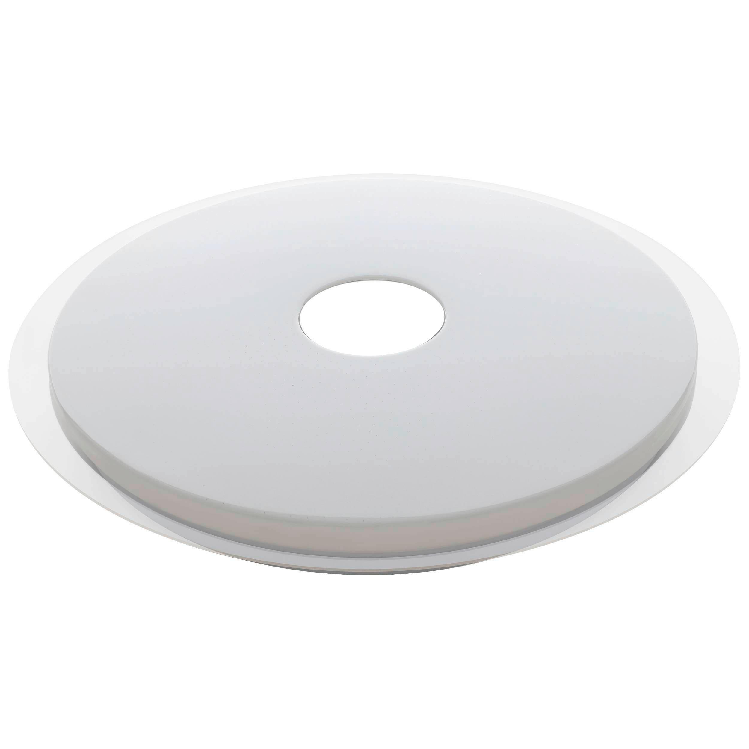 Deckenleuchte 75624 Igroka 1 Weiss - Weiss, Basics, Kunststoff/Metall (46,5/6cm) - Eglo