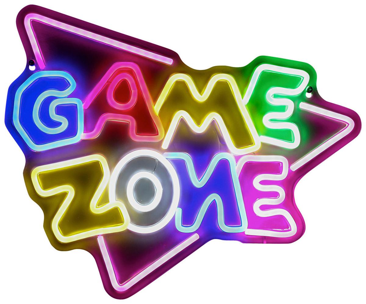 Okrasna Led-svetilka Zoni - bela/prosojno, Moderno, umetna masa (40/32/1cm) - Mömax