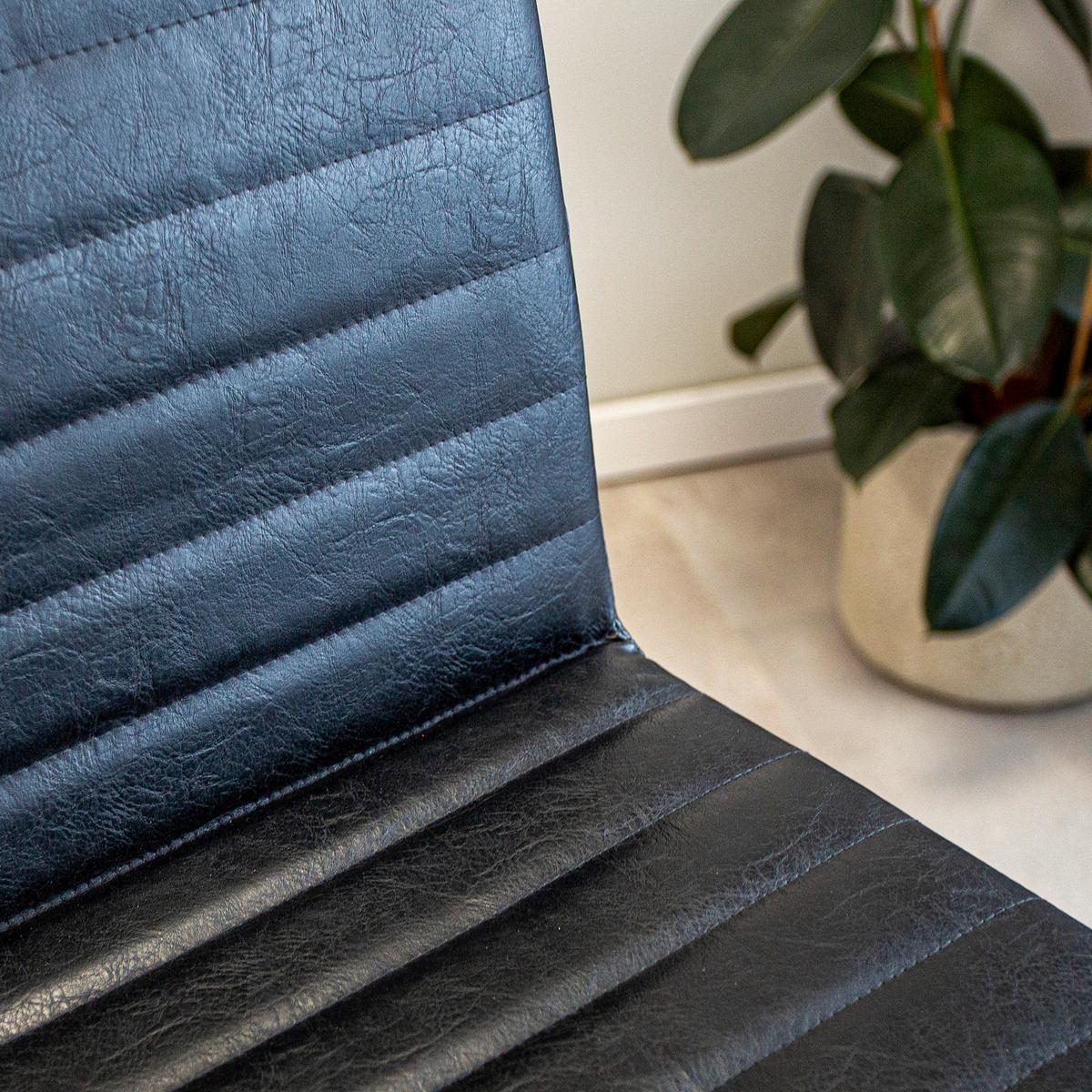 BARHOCKER-SET KUBIS - Schwarz, KONVENTIONELL, Textil/Metall (50/112/60cm) - MID.YOU