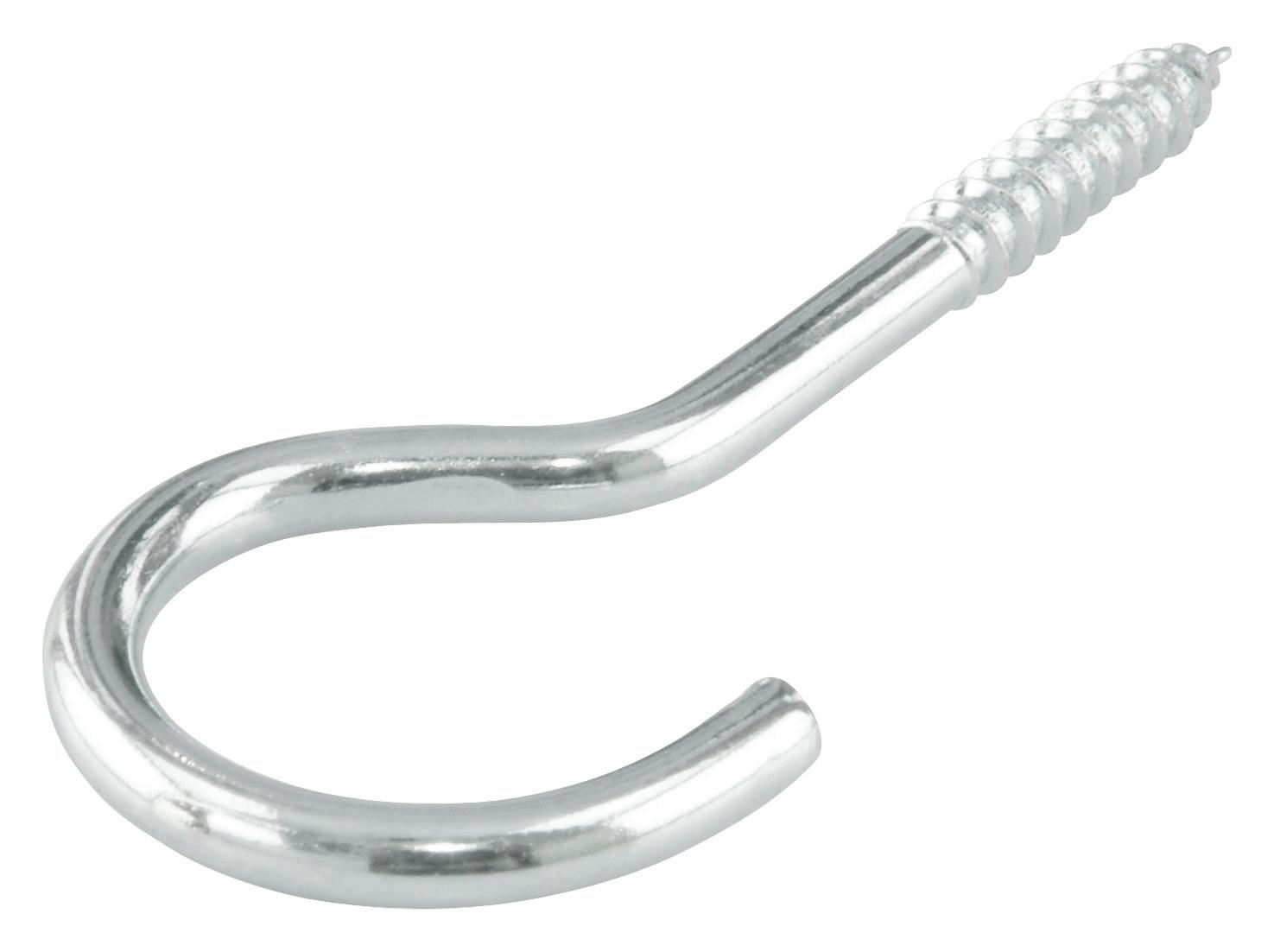 Csavaros Kampó 8cm - ezüstszínű, fém (8cm) - Suki