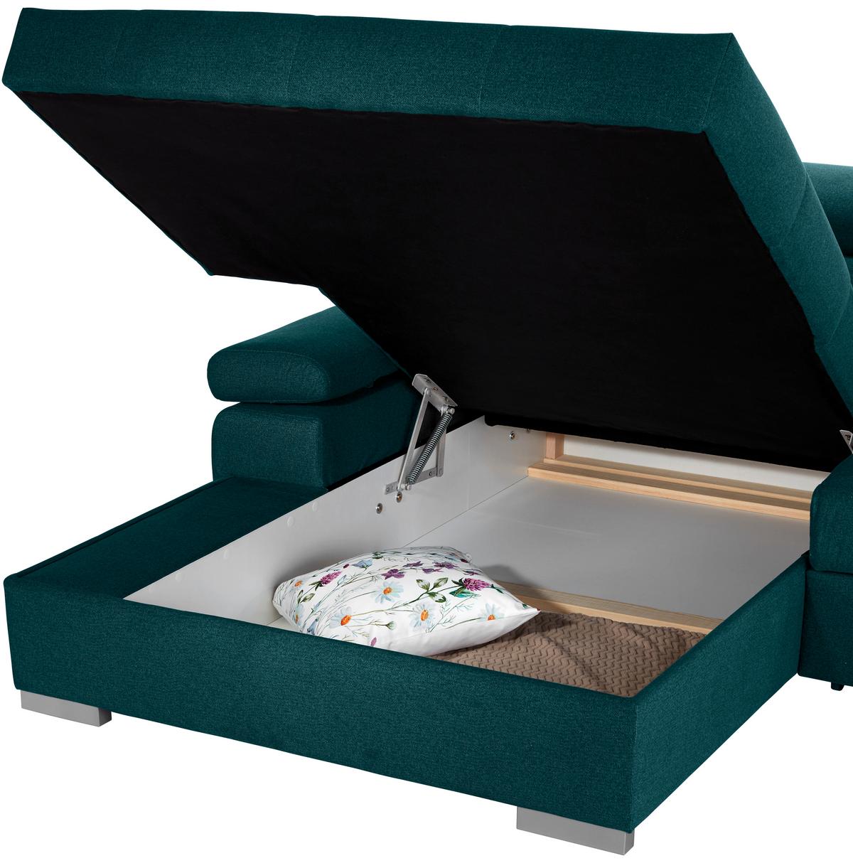 Coltar PERRY - verde închis, Design, textil (183/292cm) - Modern Living