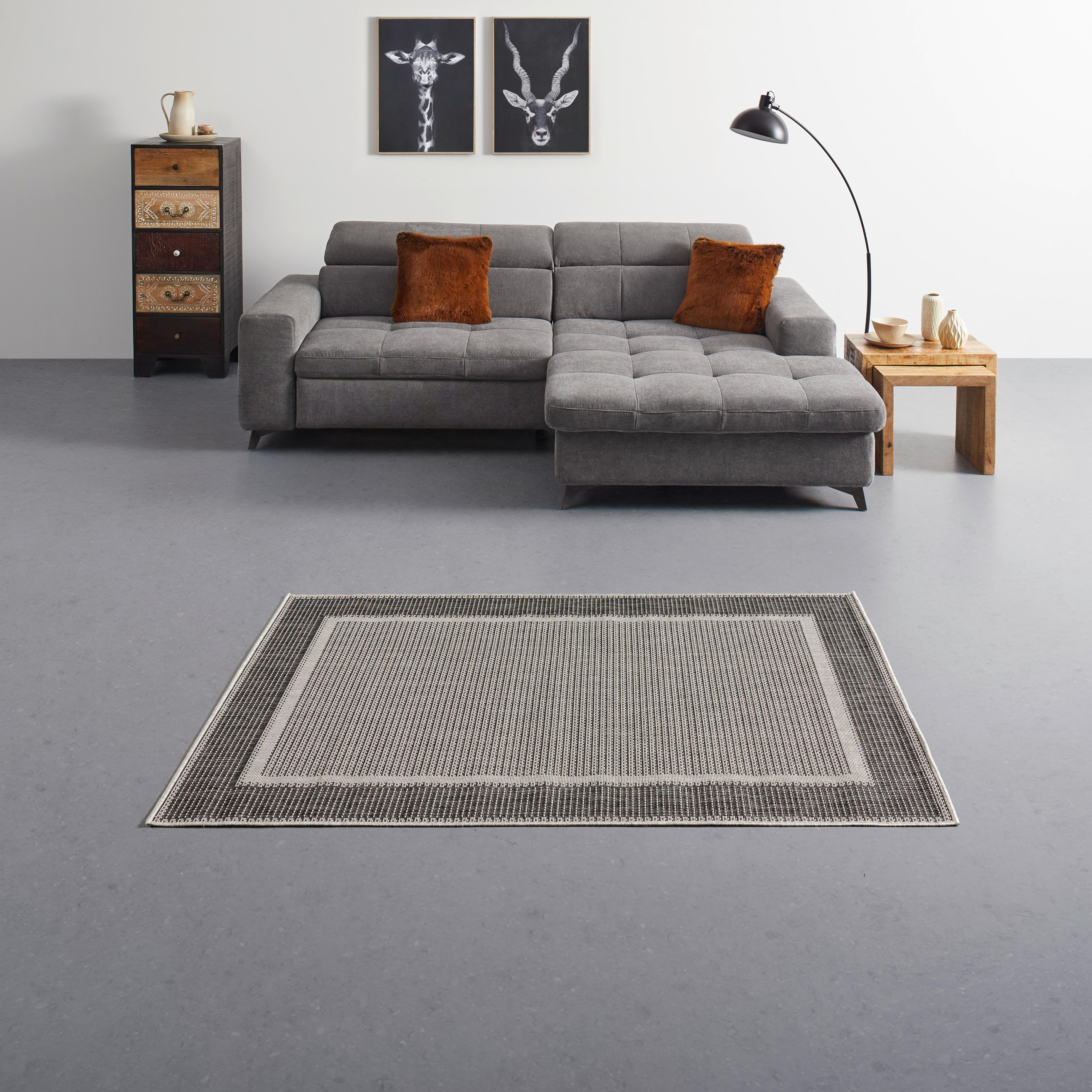 Síkszövött Szőnyeg Country Grau 200/250 - szürke, Konventionell, textil (200/250cm) - Modern Living