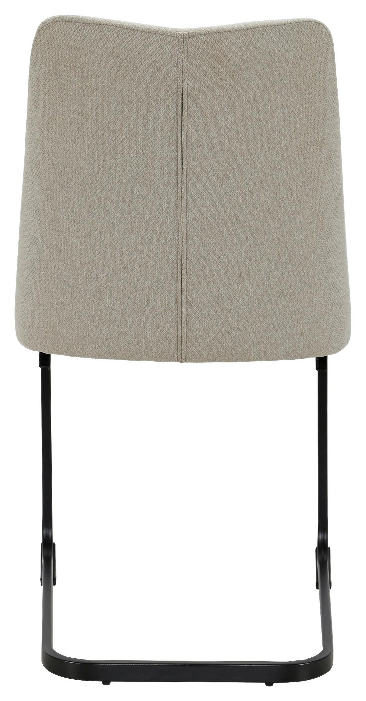 Nihajni Stol Tara - črna/bež, Moderno, kovina/tekstil (46/85,5/59cm) - Mömax