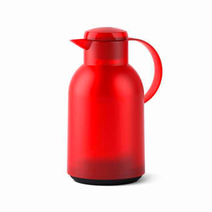 DZBANEK TERMICZNY N4011700 - czerwony, Basics, tworzywo sztuczne (1,5l) - Emsa