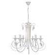Hängeleuchte Jari, max. 28 Watt - Weiß, ROMANTIK / LANDHAUS, Metall (58/100cm) - Premium Living Hängeleuchte Jari, max. 28 Watt - Weiß, ROMANTIK / LANDHAUS, Metall (58/100cm) - Premium Living