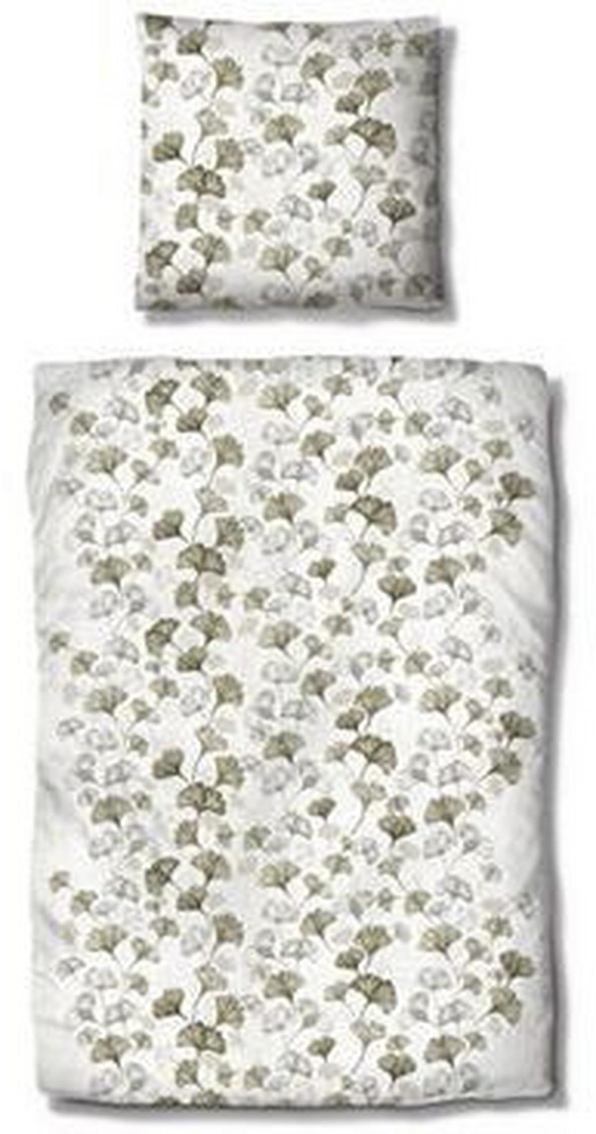 Lenjerie de pat Yuki, cca. 200x220/2x50x70 cm - alb, Modern, textil (200/220cm) - Mömax