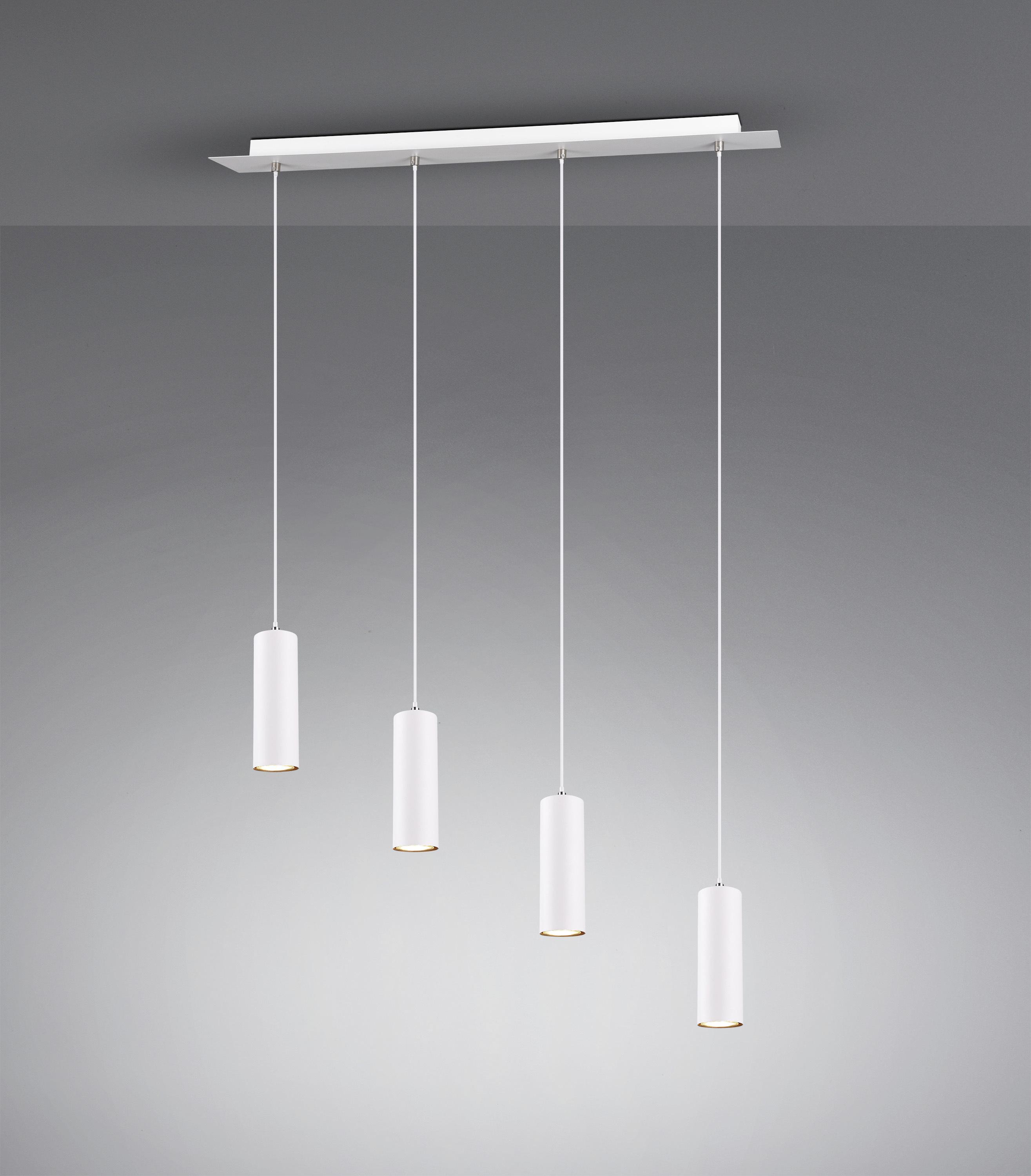 Hängeleuchte Marley in Weiß max. 35 Watt - Weiß, Design, Metall (75/150/9cm) - Trio Leuchten