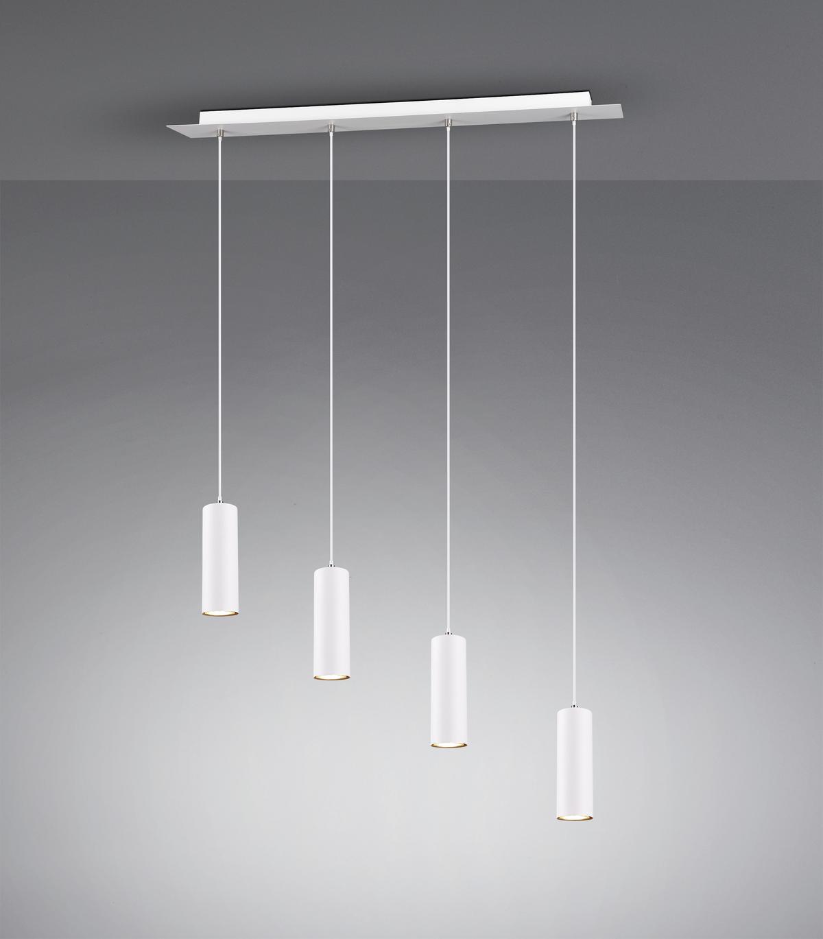 Hängeleuchte Marley in Weiß max. 35 Watt - Weiß, Design, Metall (75/150/9cm) - Trio Leuchten