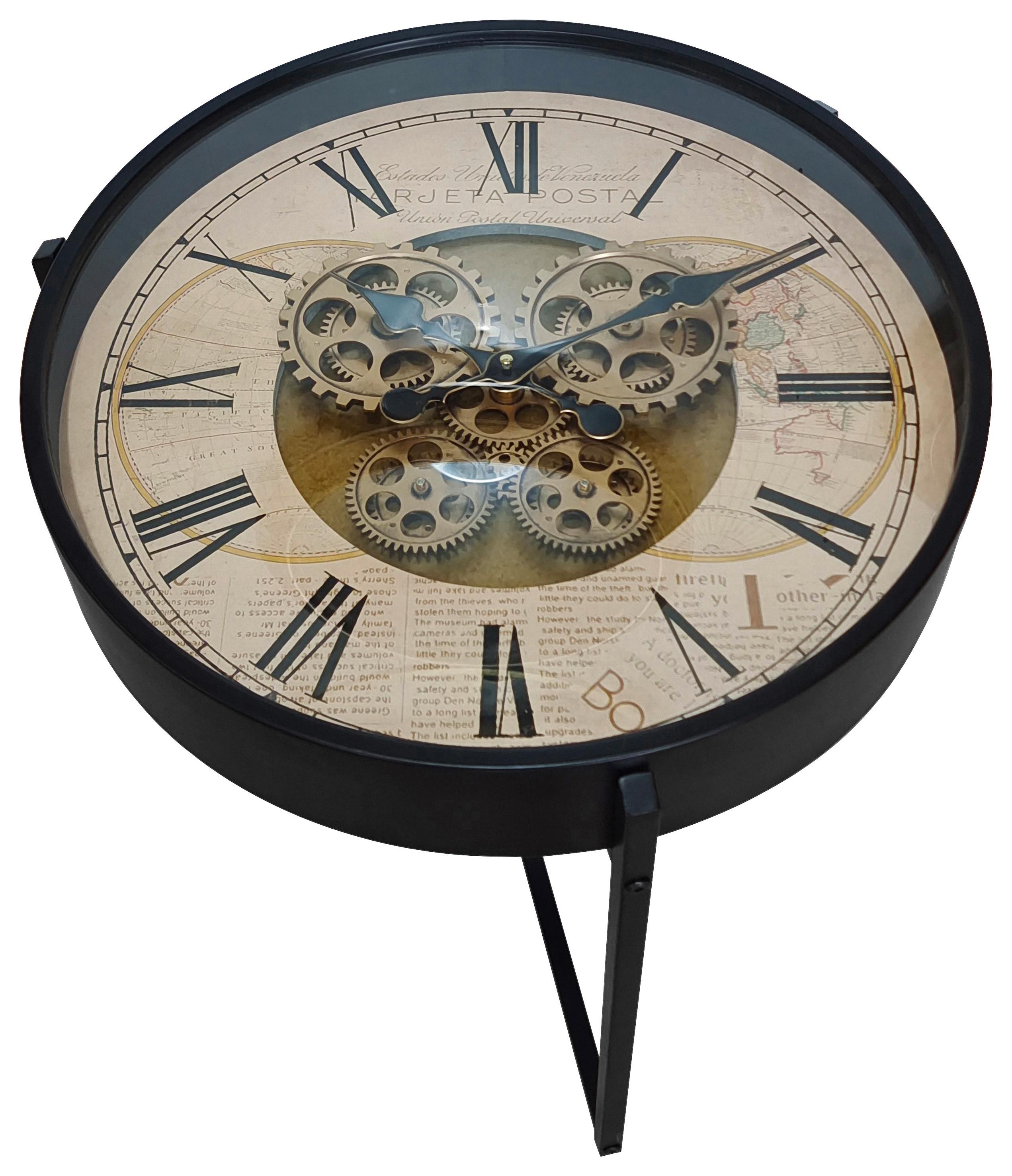 Stolić Time 2 - crna, Moderno, staklo/metal (49,5/57cm) - Modern Living