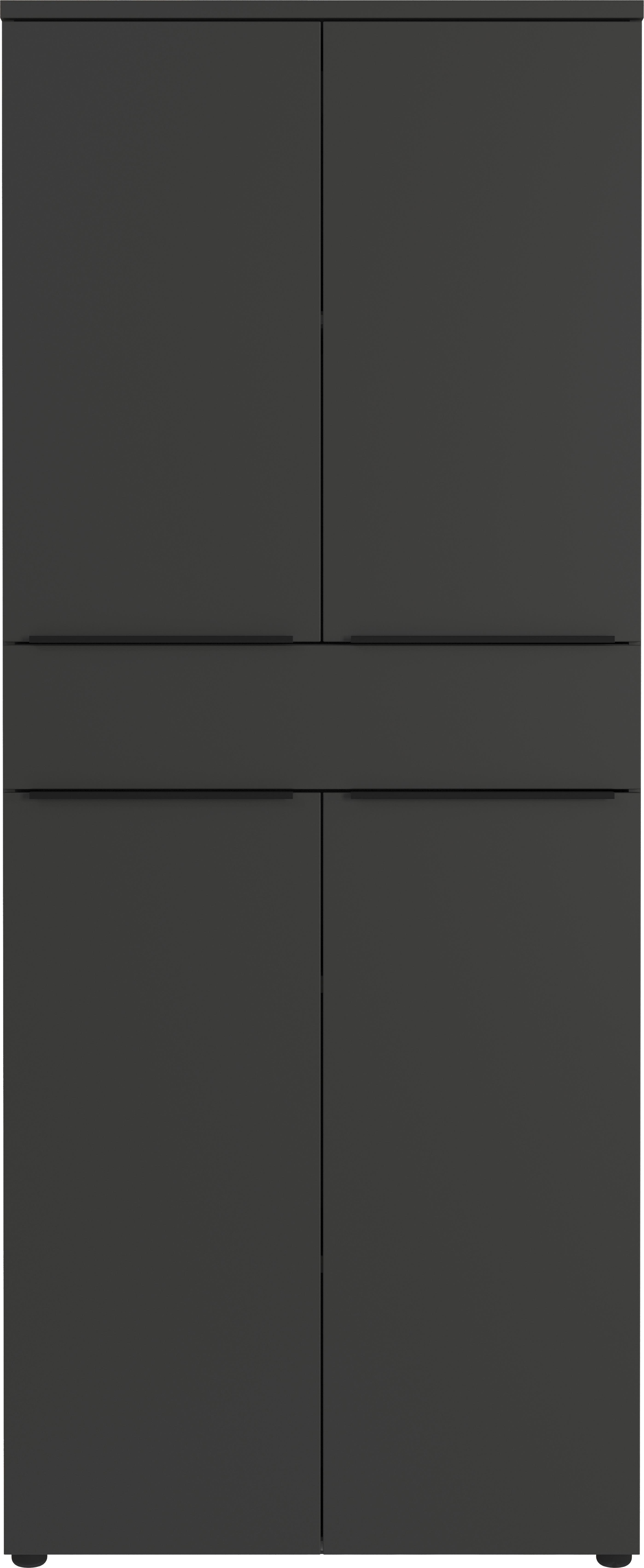Aktenschrank Ribera in Graphitfarben - Graphitfarben, MODERN, Holzwerkstoff (81/197/40cm) - Premium Living