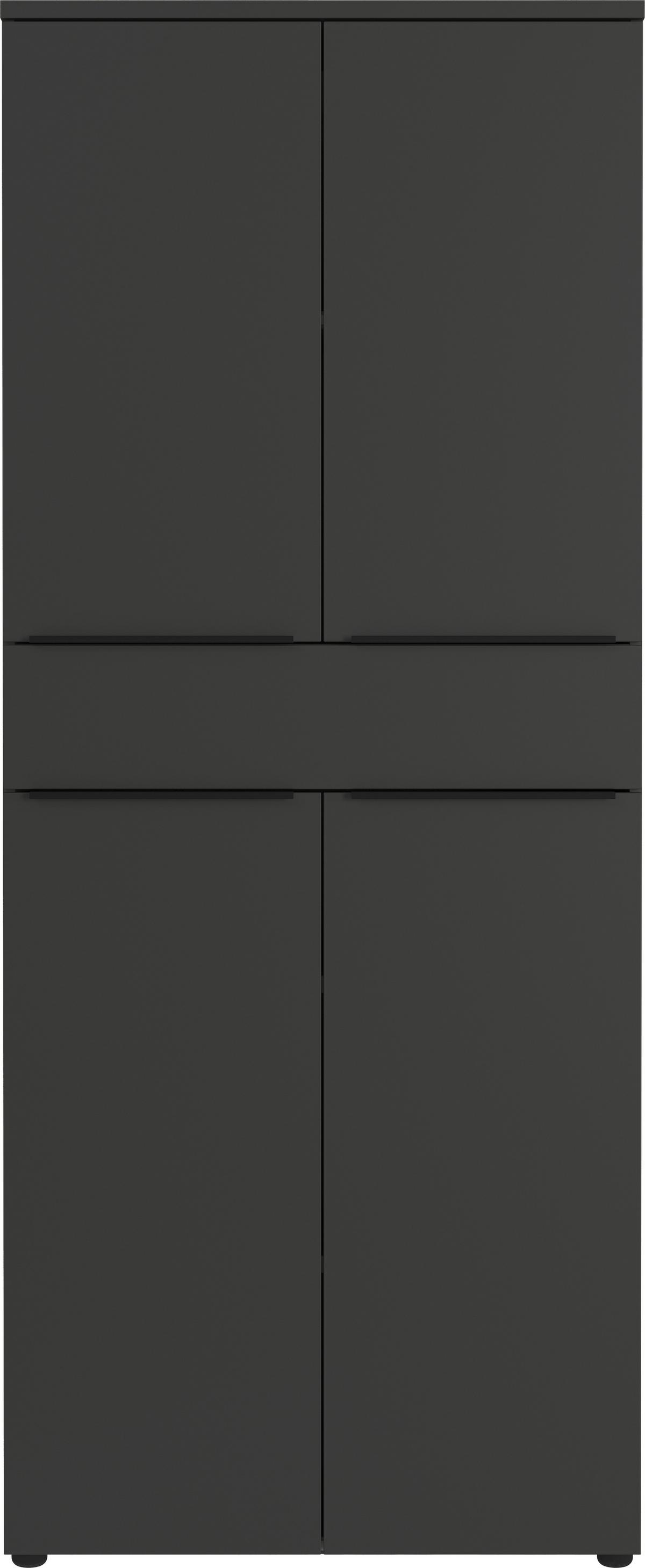 Aktenschrank Ribera in Graphitfarben - Graphitfarben, MODERN, Holzwerkstoff (81/197/40cm) - Premium Living