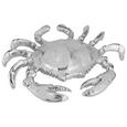 Skulptur Meerestiere Versch. Designs - Silberfarben, Metall (19/14/5cm)