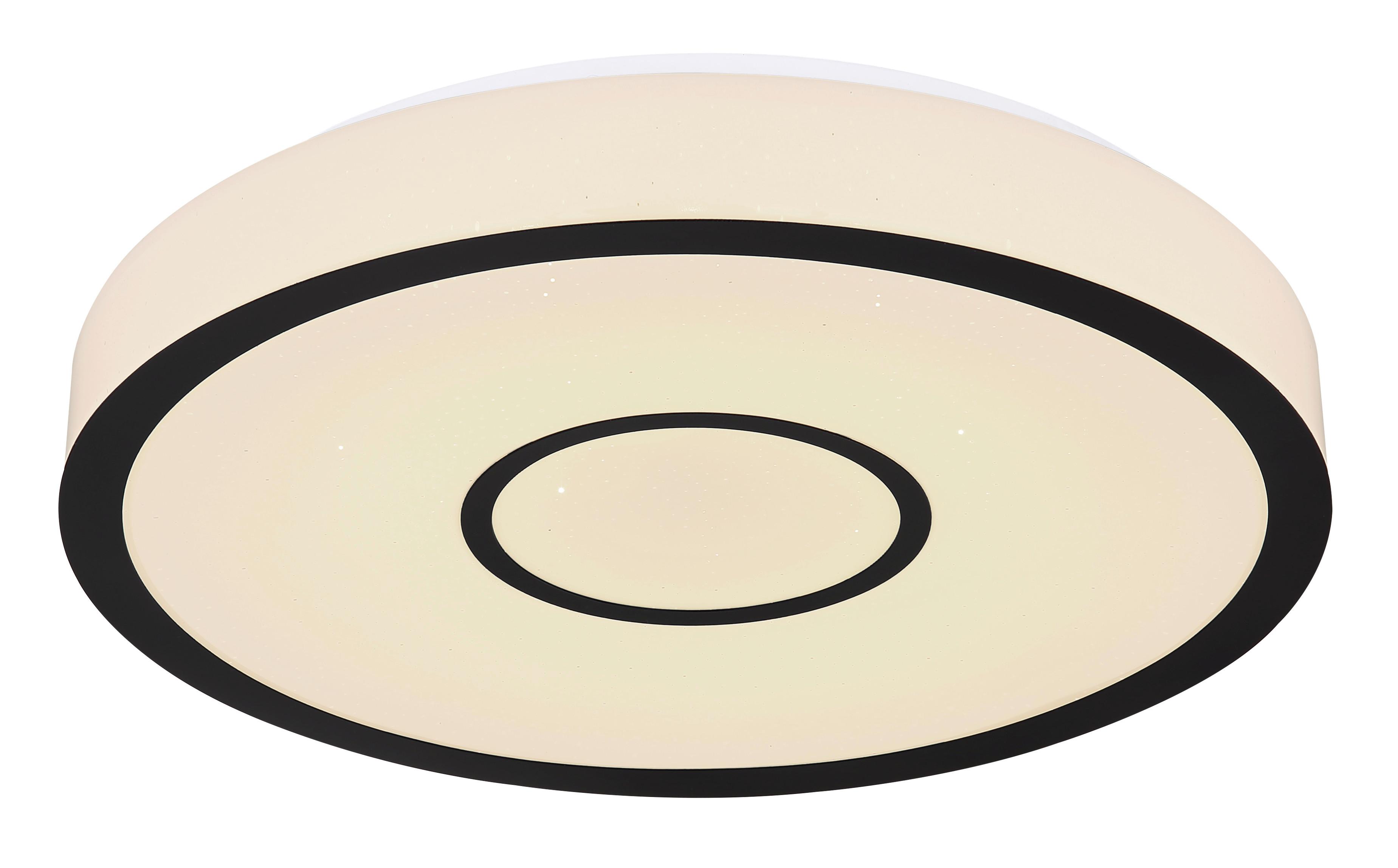 LED Mennyezeti Lámpa Georgia - Opál/Fehér, modern, Műanyag/Fém (40/6,6cm)