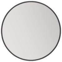 LUSTRO ŚCIENNE CIRCLE - czarny, Design, materiał drewnopochodny/metal (100/100/1,5cm) - MID.YOU