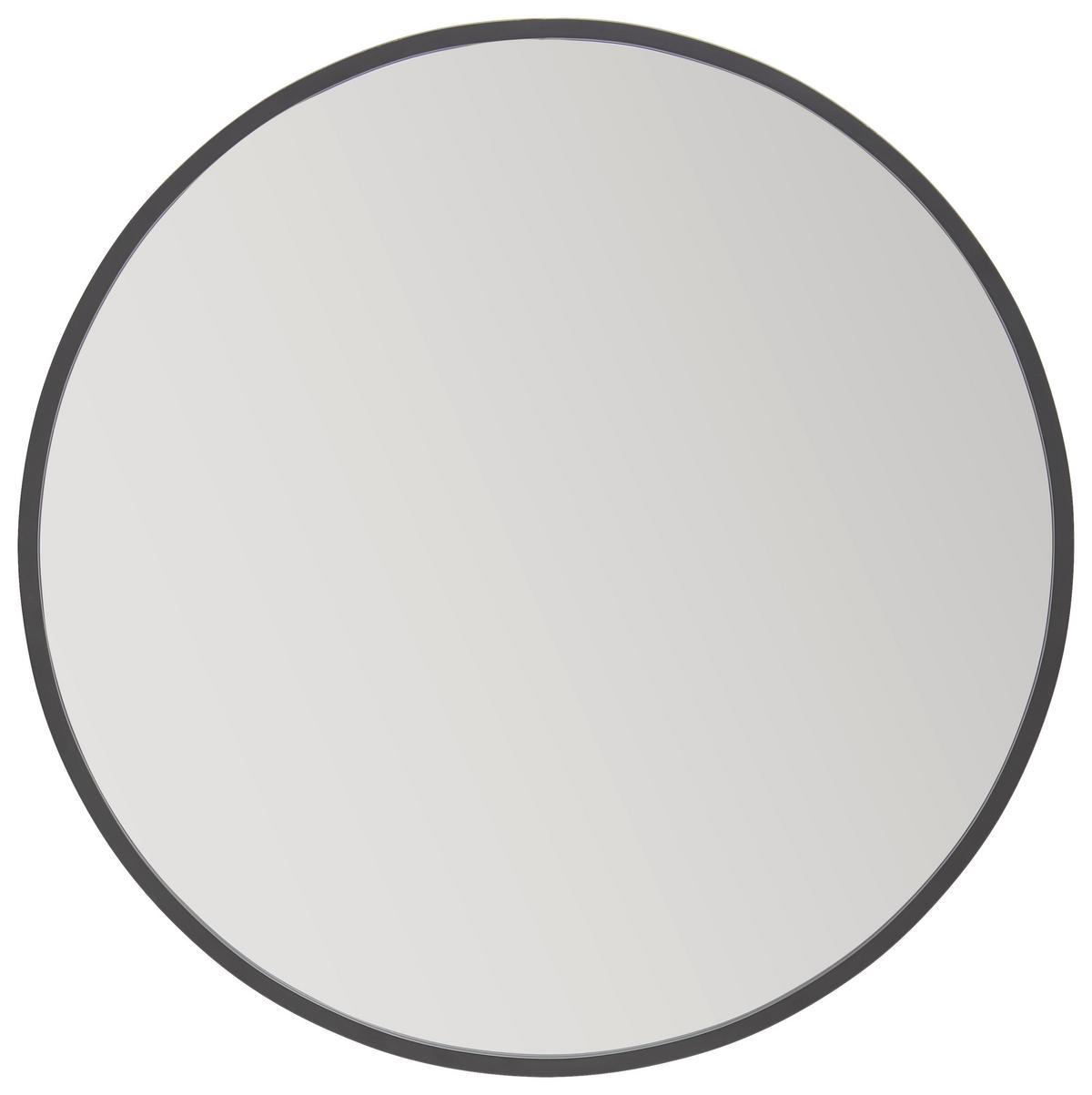 LUSTRO ŚCIENNE CIRCLE - czarny, Design, materiał drewnopochodny/metal (100/100/1,5cm) - MID.YOU