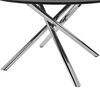 SOFFBORD LANCE - kromfärg/svart, Design, metall/keramik (70/70/44cm) - Mömax