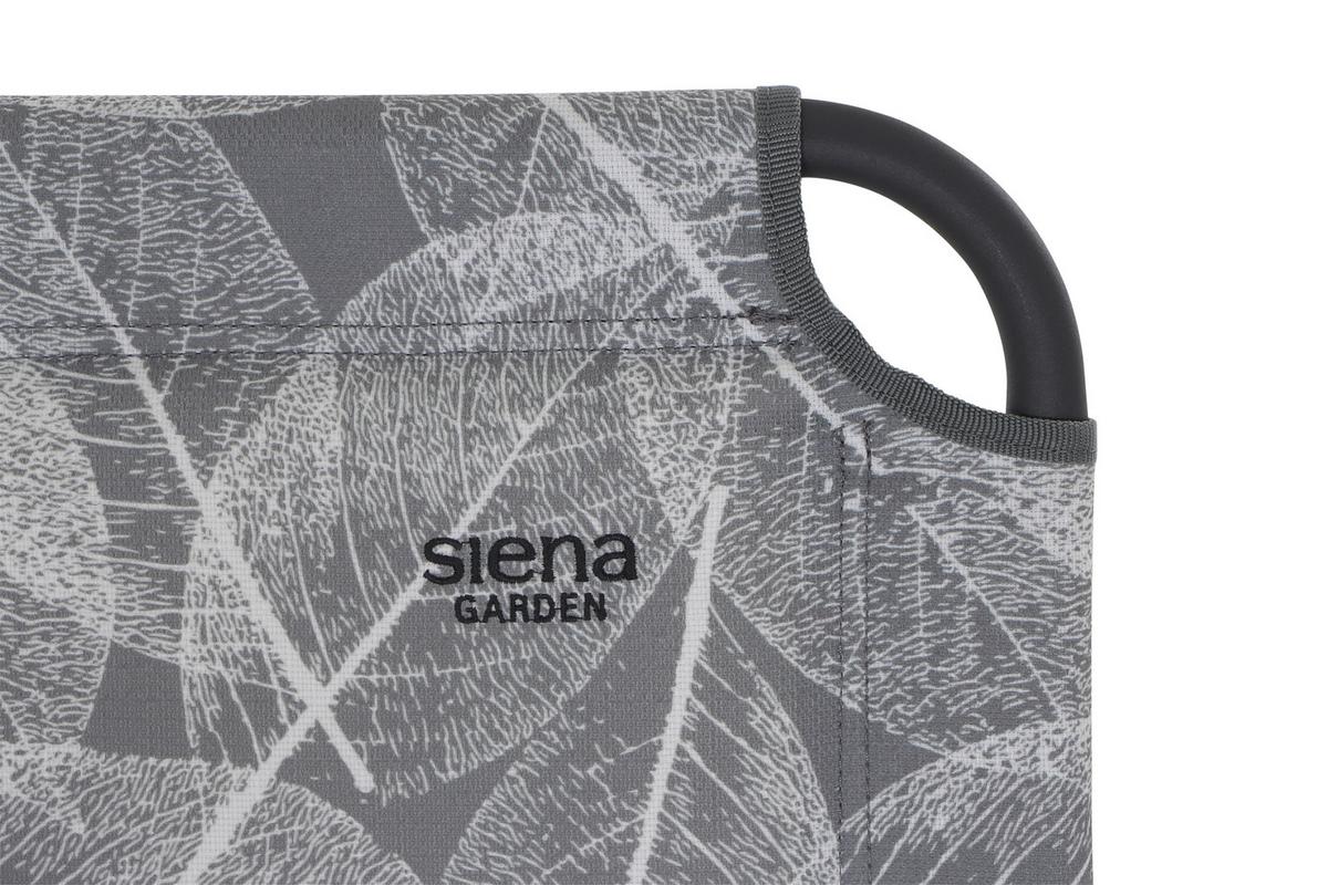 Campingsessel klappbar mit Armlehnen - Anthrazit/Grau, KONVENTIONELL, Textil/Metall (55/99/73cm) - Siena Garden