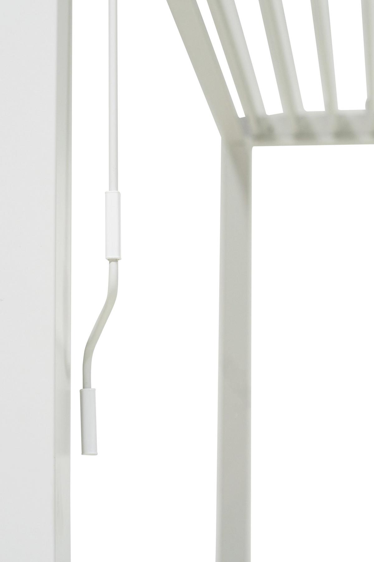 Pergola Deluxe, Bela, 600x300cm - bela, Moderno, kovina (600/250/300cm) - Gardenson