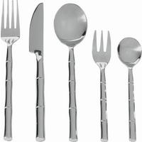 Besteckset Nicole aus Metall, 30-teilig - Edelstahlfarben, LIFESTYLE, Metall - Mömax