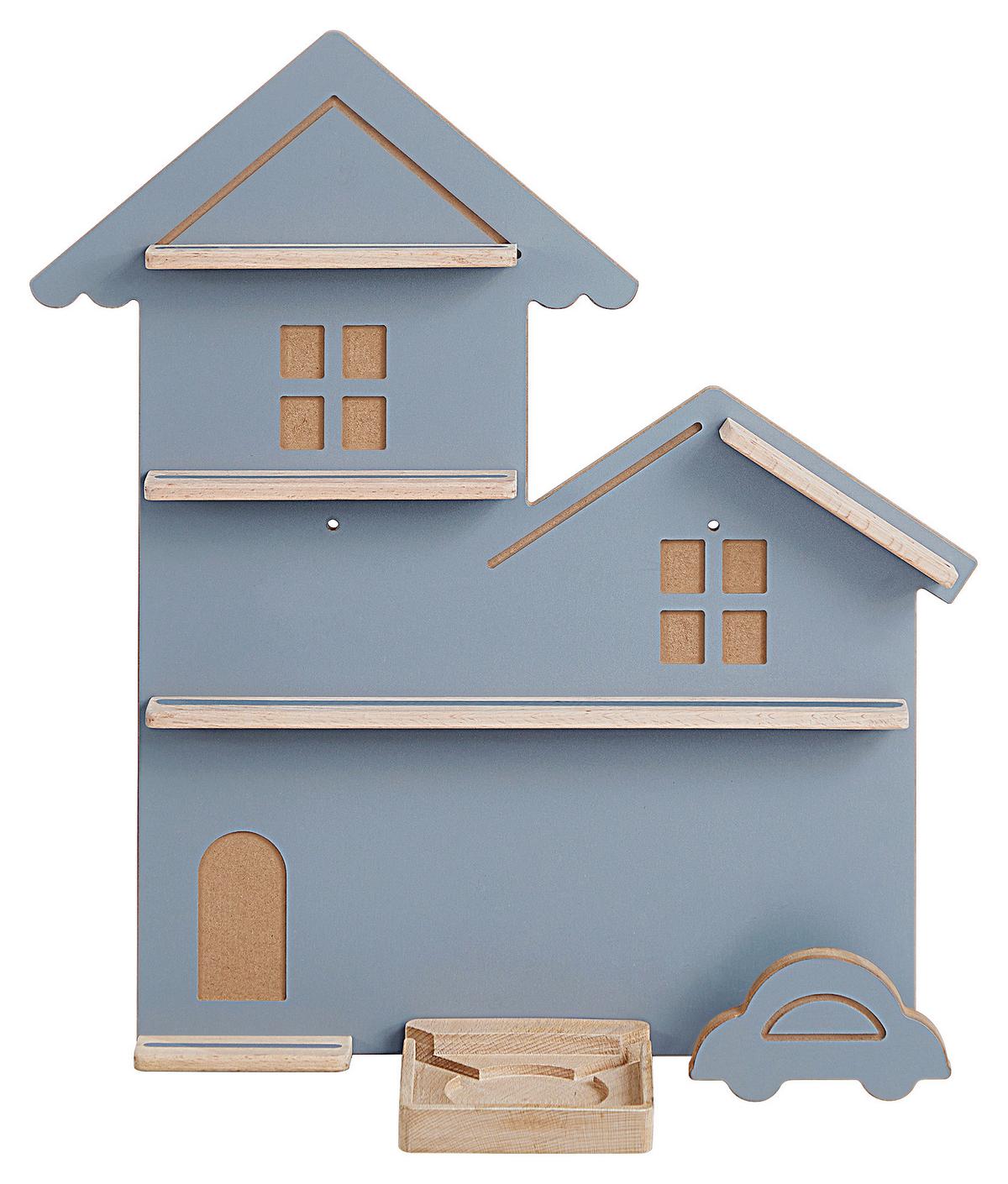 Kinderregal in Grau MDF ca. 55,8x60x18 cm - Grau, MODERN, Holz/Holzwerkstoff (55,8/60/18cm) - MID.YOU