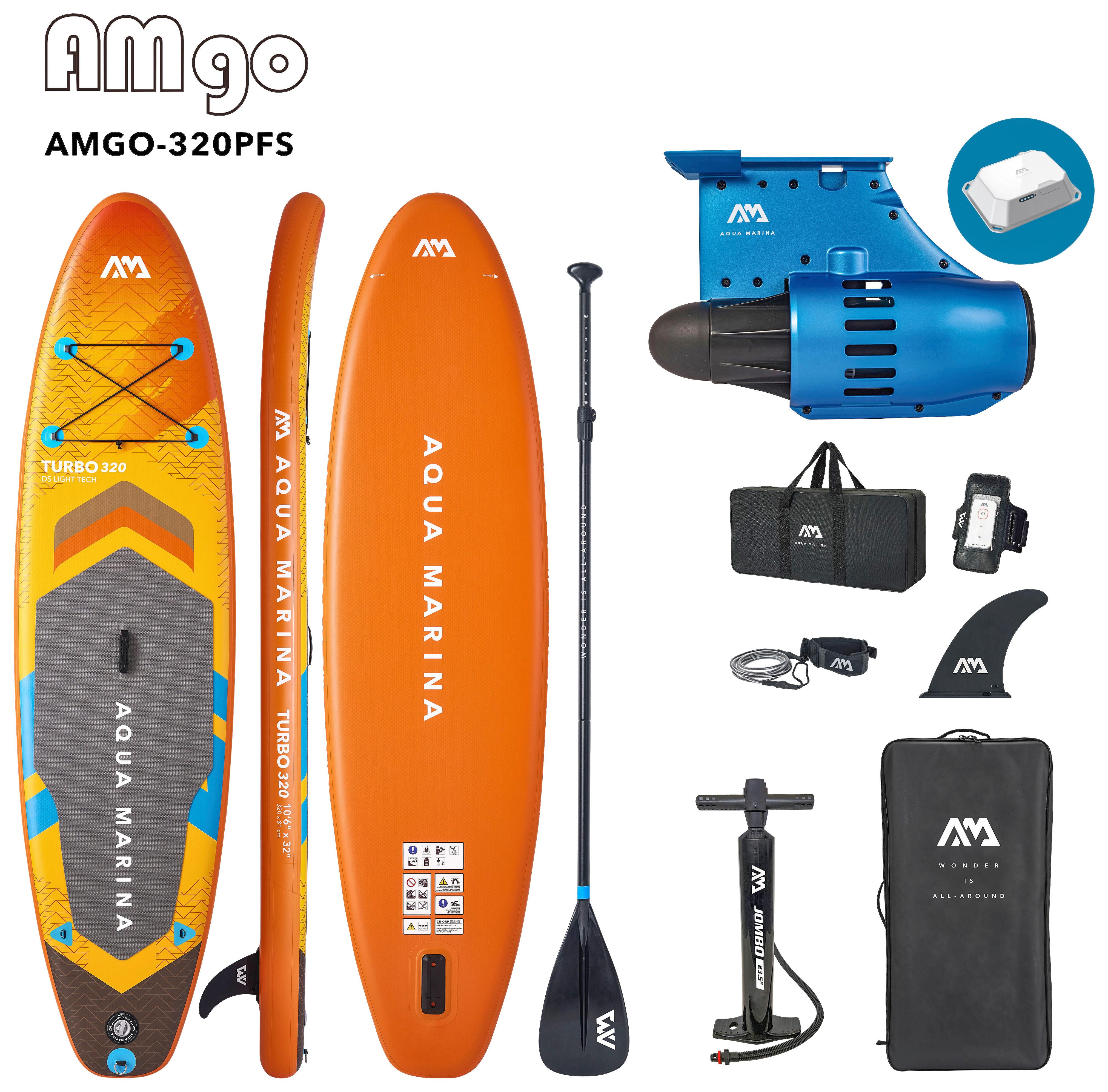 DESKA SUP TURBO - żółty, Konventionell, tworzywo sztuczne (320/81/15cm)