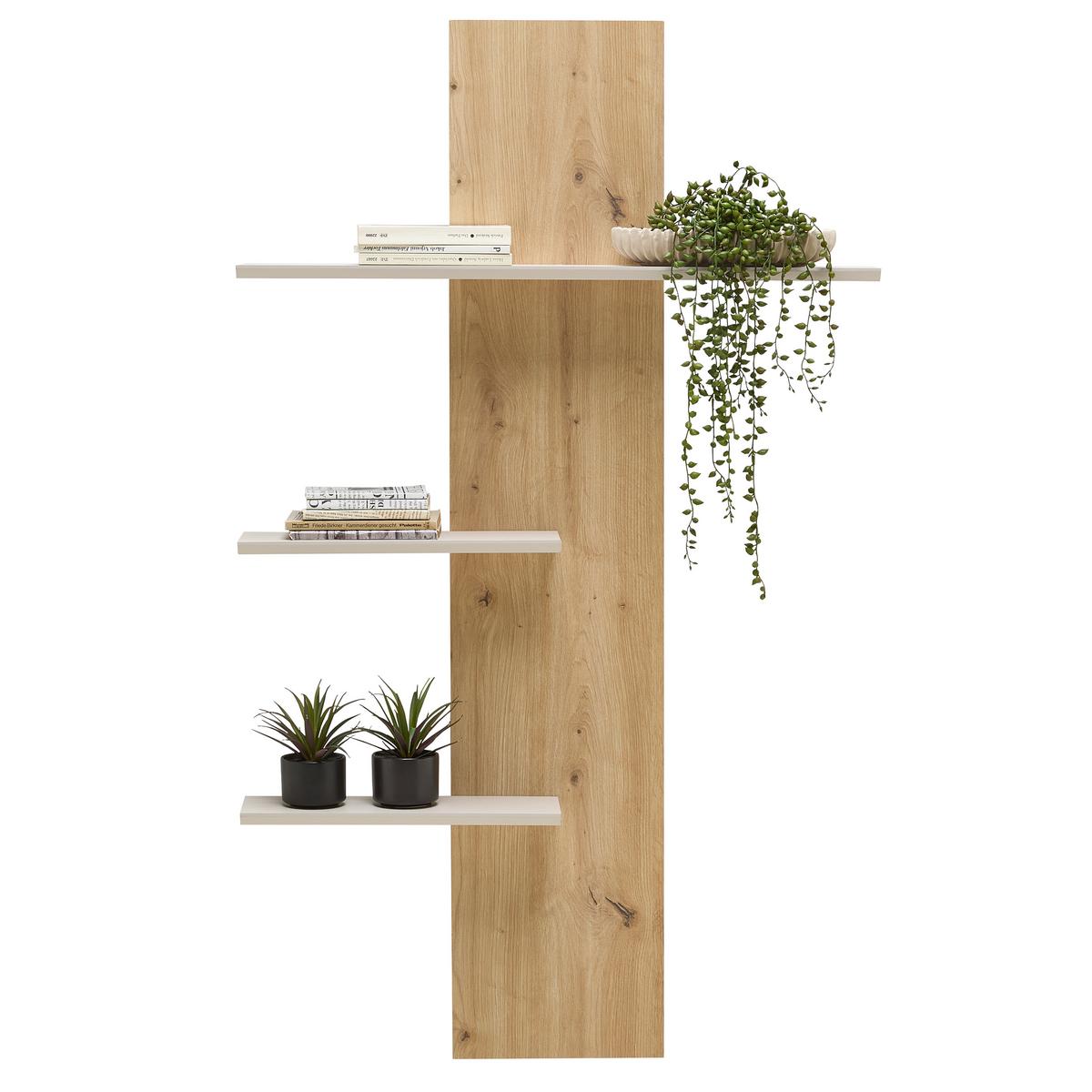Wandpaneel Jake Eiche Artisan/Kaschmir - Kaschmir/Eiche Artisan, MODERN, Holzwerkstoff (76/127,5/18,6cm) - Mömax