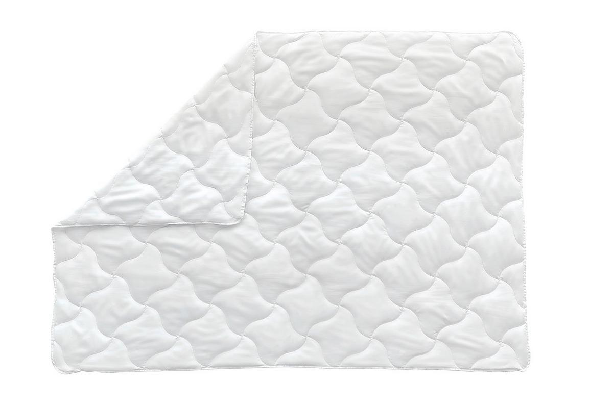 Bettdecke Handy ca. 155x200x14 cm Weiß - Weiß, Basics, Textil (155/200/14cm) - Yatas