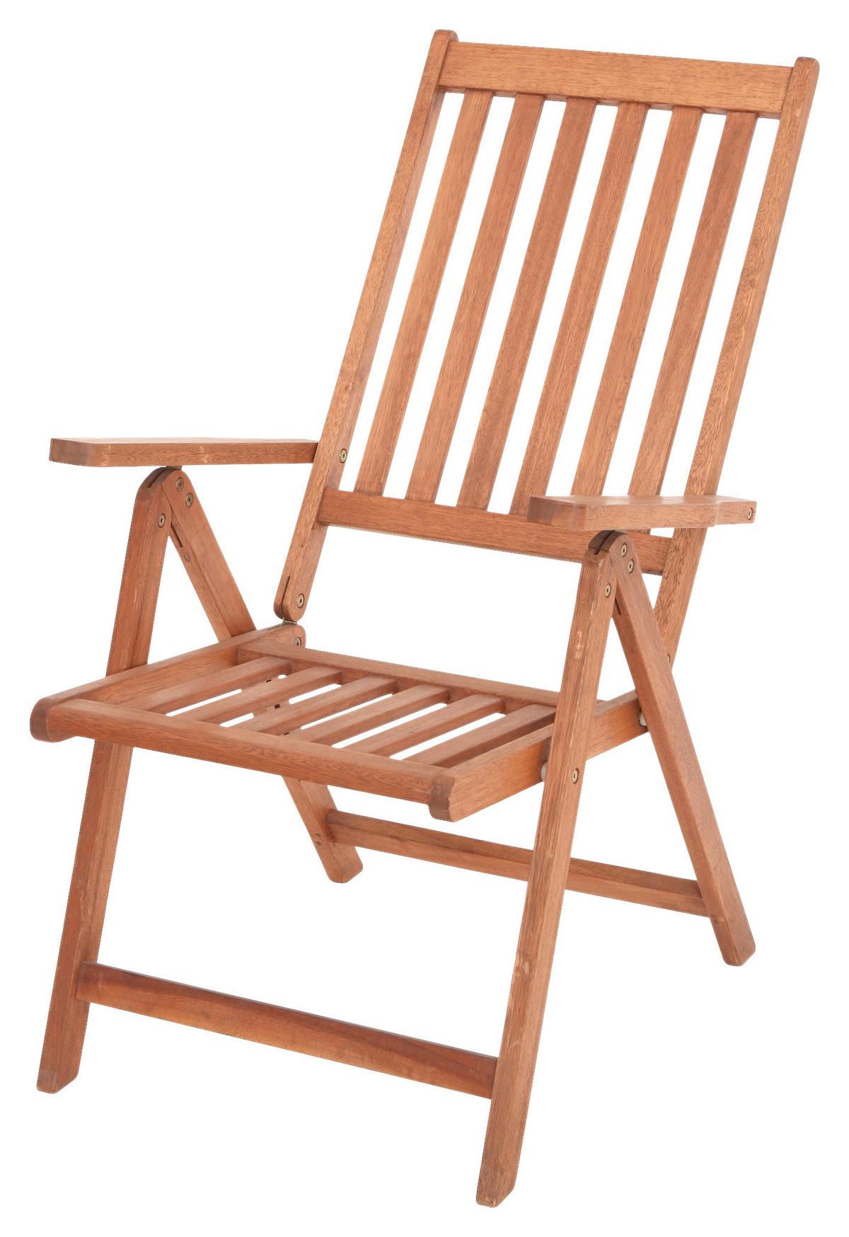 GARTENKLAPPSESSEL-SET VITORIA KLAPPSESSEL - Naturfarben, MODERN, Holz (59/113/70cm) - Gardenson
