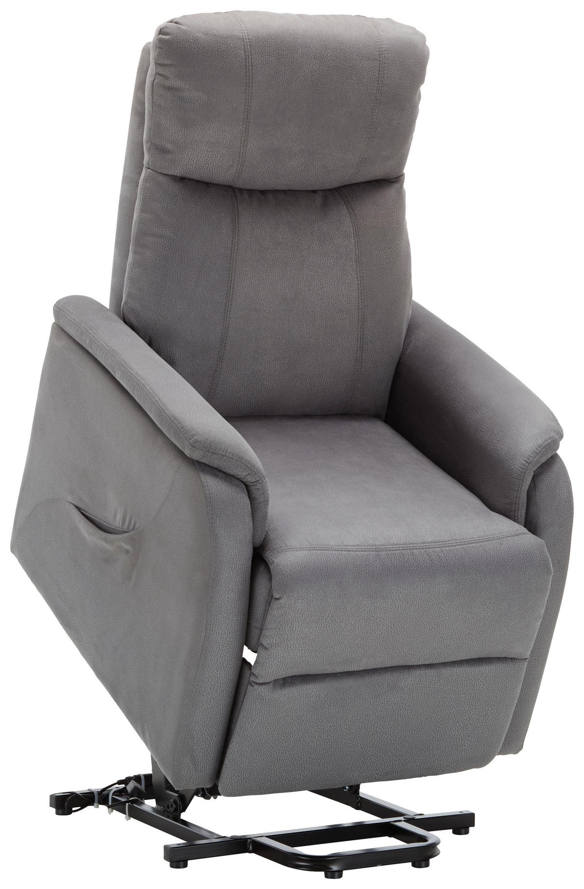 Relax Fotel Johnsy - szürke, Konventionell, műanyag/textil (73/110/94cm) - Mömax