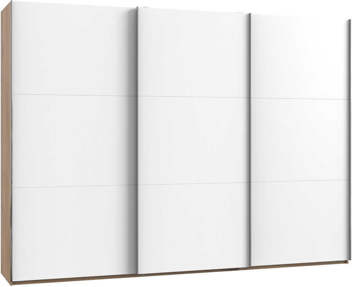 Ormar S Kliznim Vratima Level 36a - bijela/boje hrasta, Moderno, drvni materijal (300/216/65cm) - Modern Living