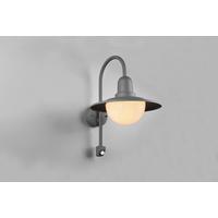 Außenwandleuchte Norman Anthrazit max. 40 Watt - Anthrazit/Weiß, KONVENTIONELL, Glas/Metall (45,5/30/38cm) - Trio Leuchten