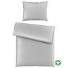 Bettwäsche Bio-Lisa Uni in Grau ca. 140x200cm - Grau, MODERN, Textil (140/200cm) - ecoTree