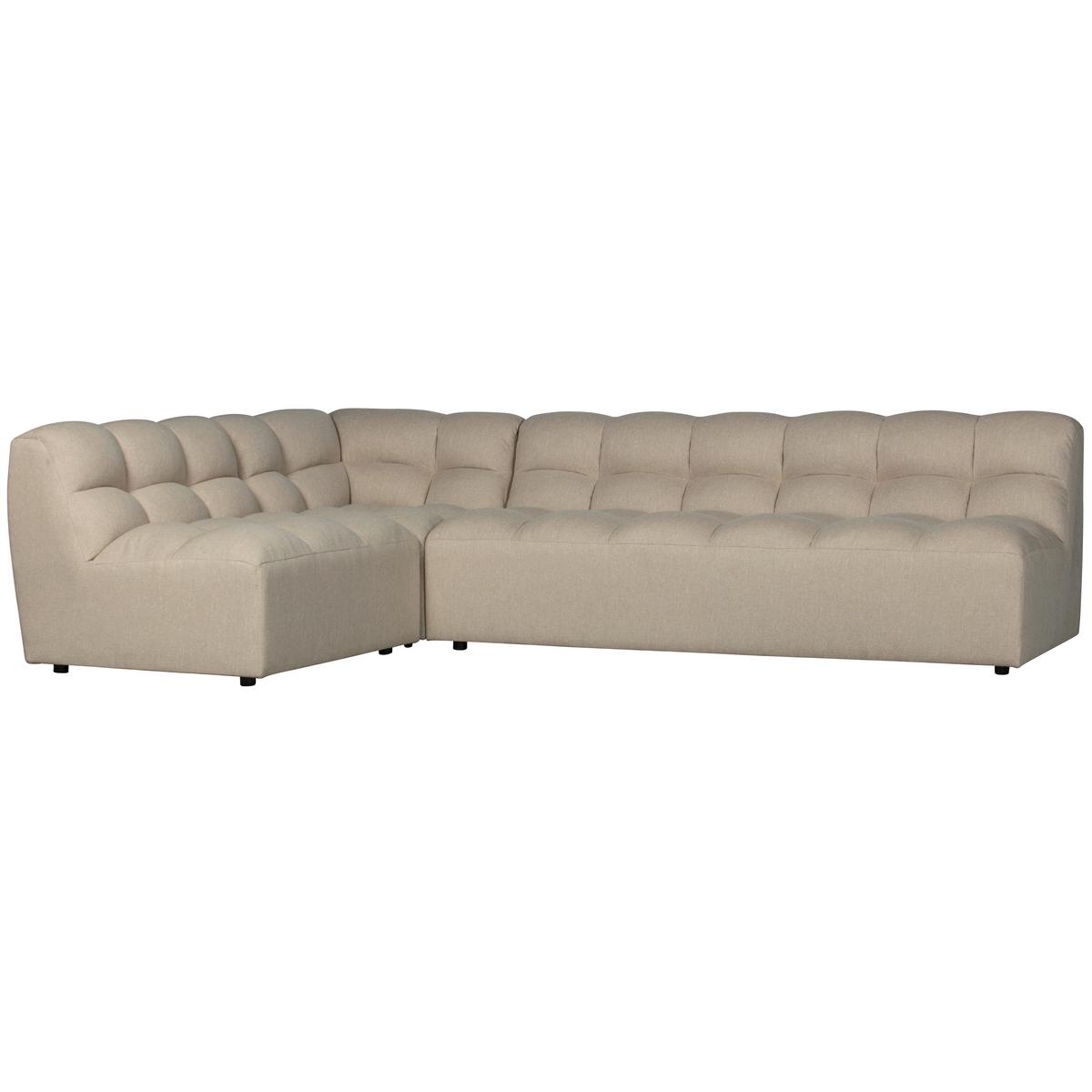 SESSEL Pepper Sandfarben B: 100cm - Sandfarben/Schwarz, Design, Kunststoff/Textil (100/79/92cm) - Livetastic