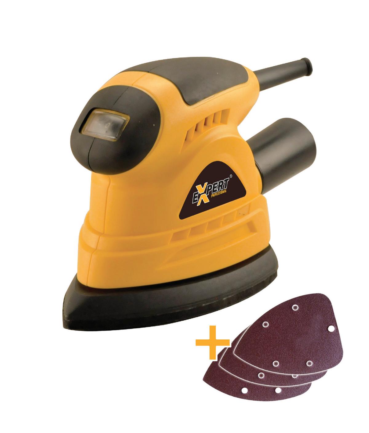 Rezgőcsiszoló Nxsd1315 - narancs, műanyag/fém (14/14/8cm)