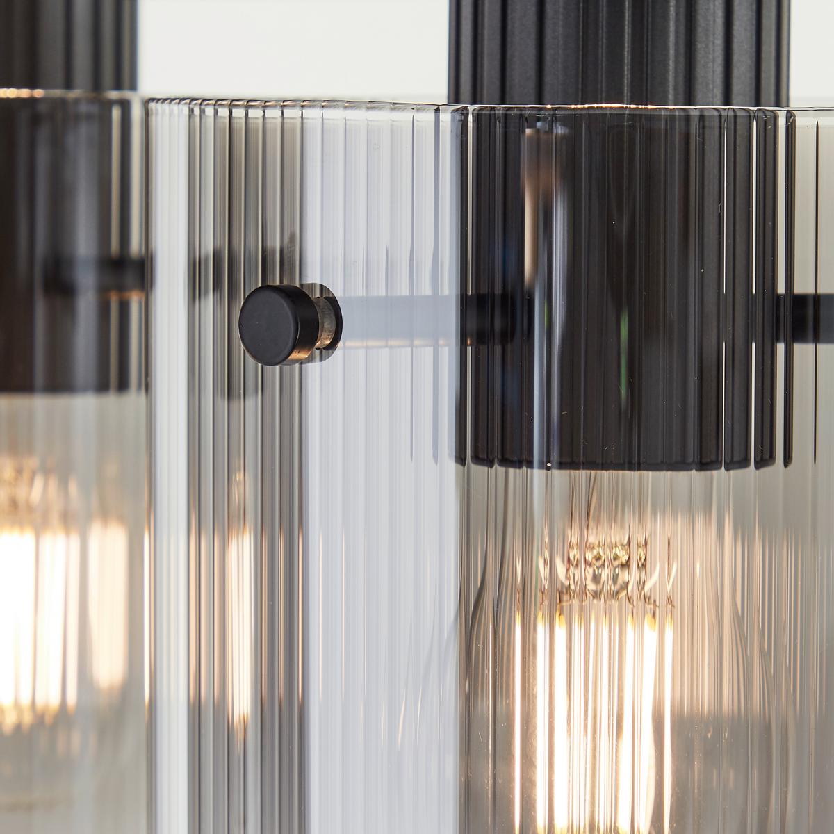 LAMPA SUFITOWA 60137/93 RIFFELINI DE3 - antracytowy, Lifestyle, metal/szkło (37/20cm) - Brilliant