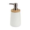 TVÅLPUMP EDNA - vit/nickelfärgad, Modern, plast/keramik (8,5cm) - Mömax