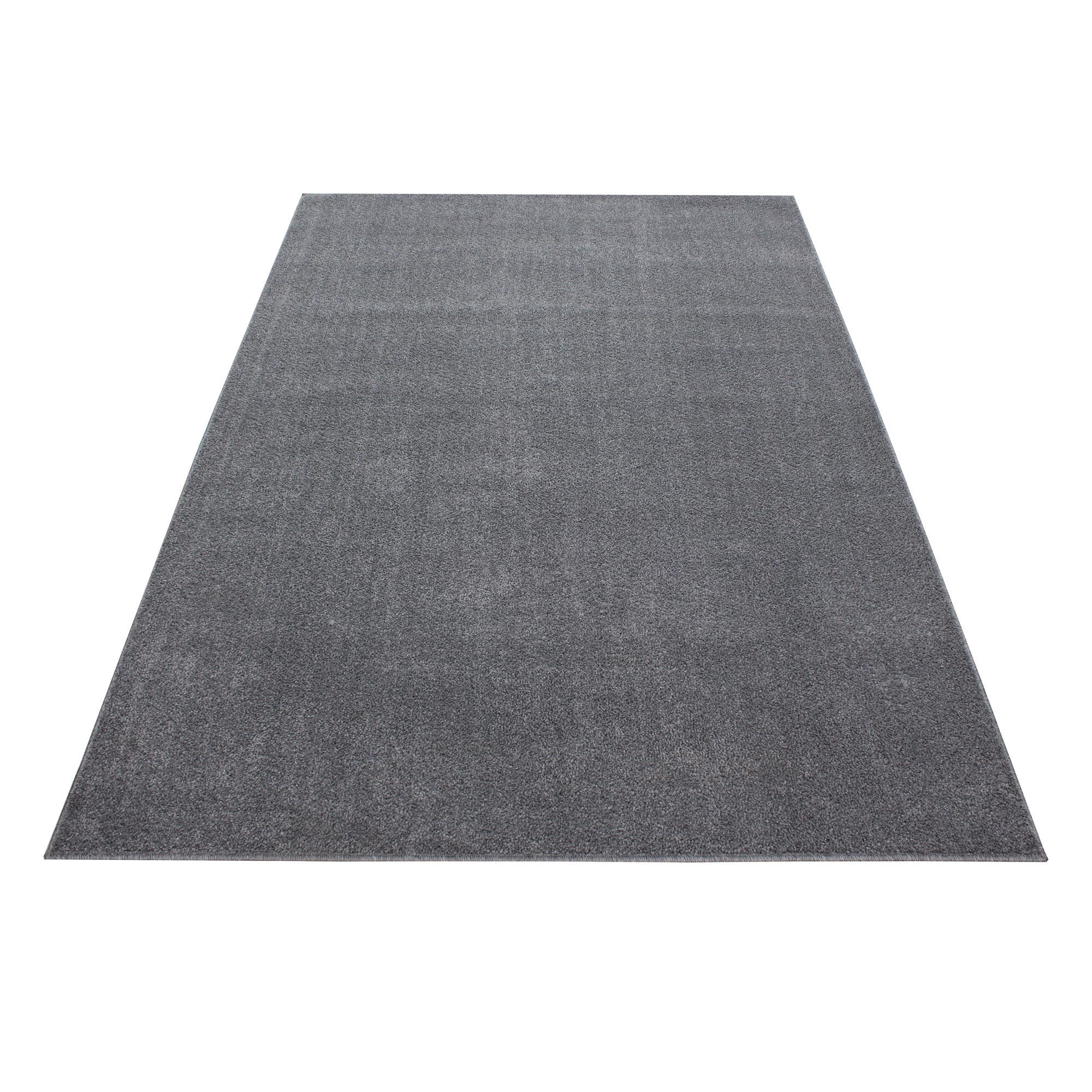 Hochflorteppich Ata 7000 Hellgrau ca. 280x370cm - Hellgrau, Design, Textil (280/370cm) - Novel