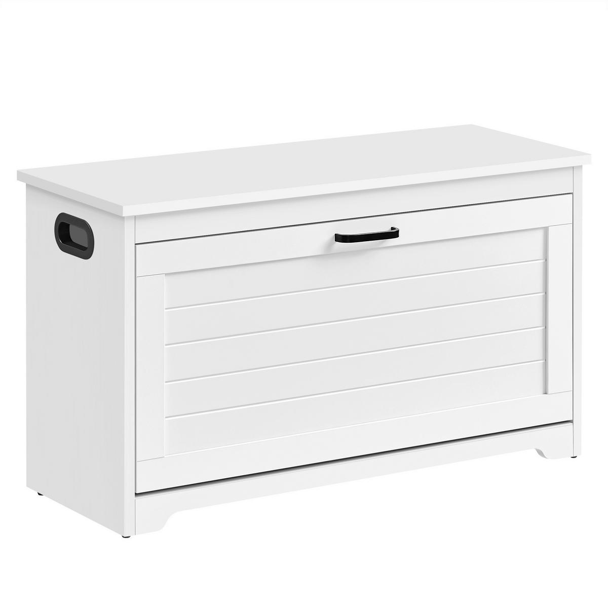 SCHUHBANK SHOE BENCH - Schwarz/Weiß, MODERN, Holzwerkstoff/Metall (80/46/30cm) - MID.YOU