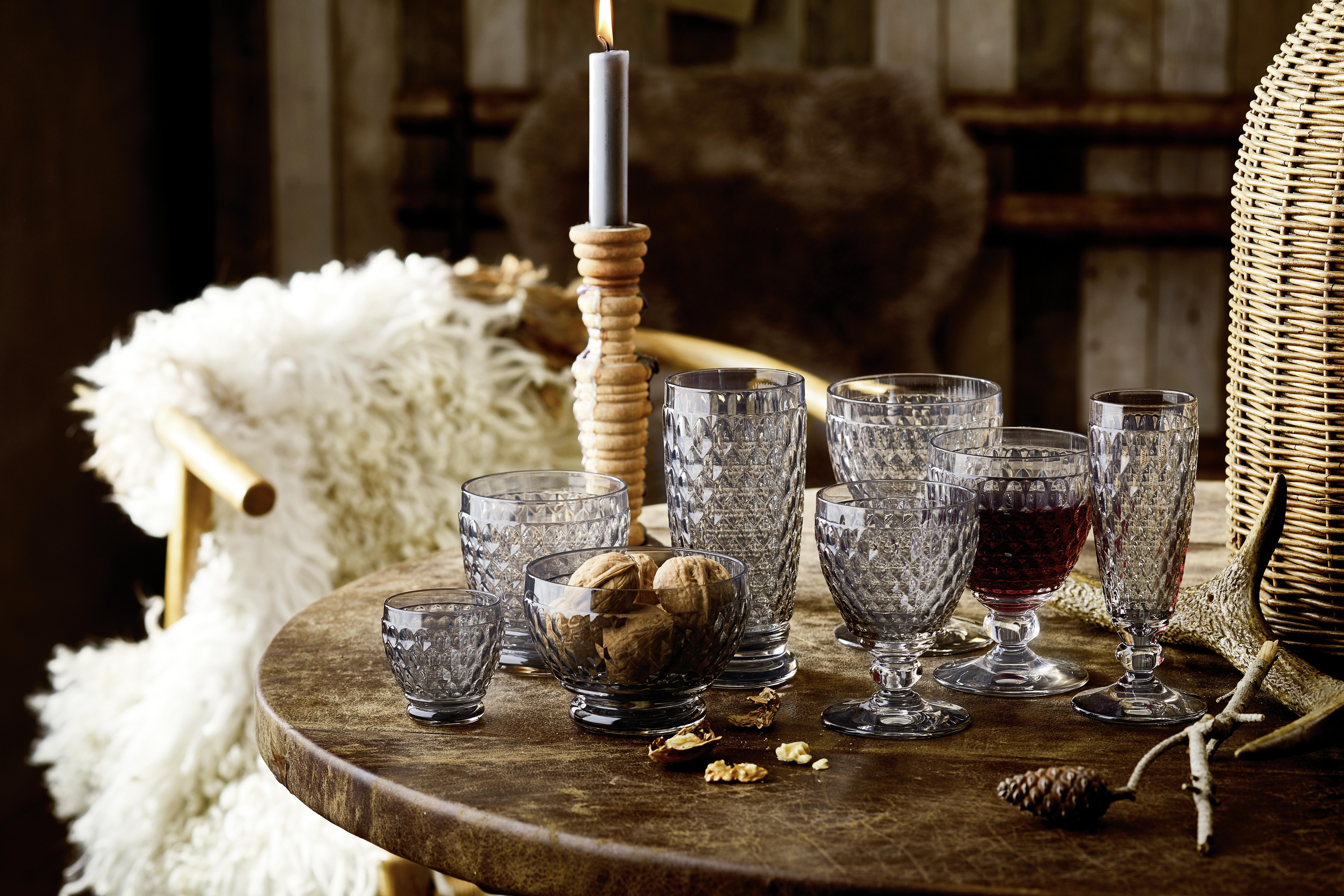 SZKLANKA 1173091415 VILLEROY & BOCH - jasnoszary, Basics, szkło (0,33l) - Villeroy & Boch