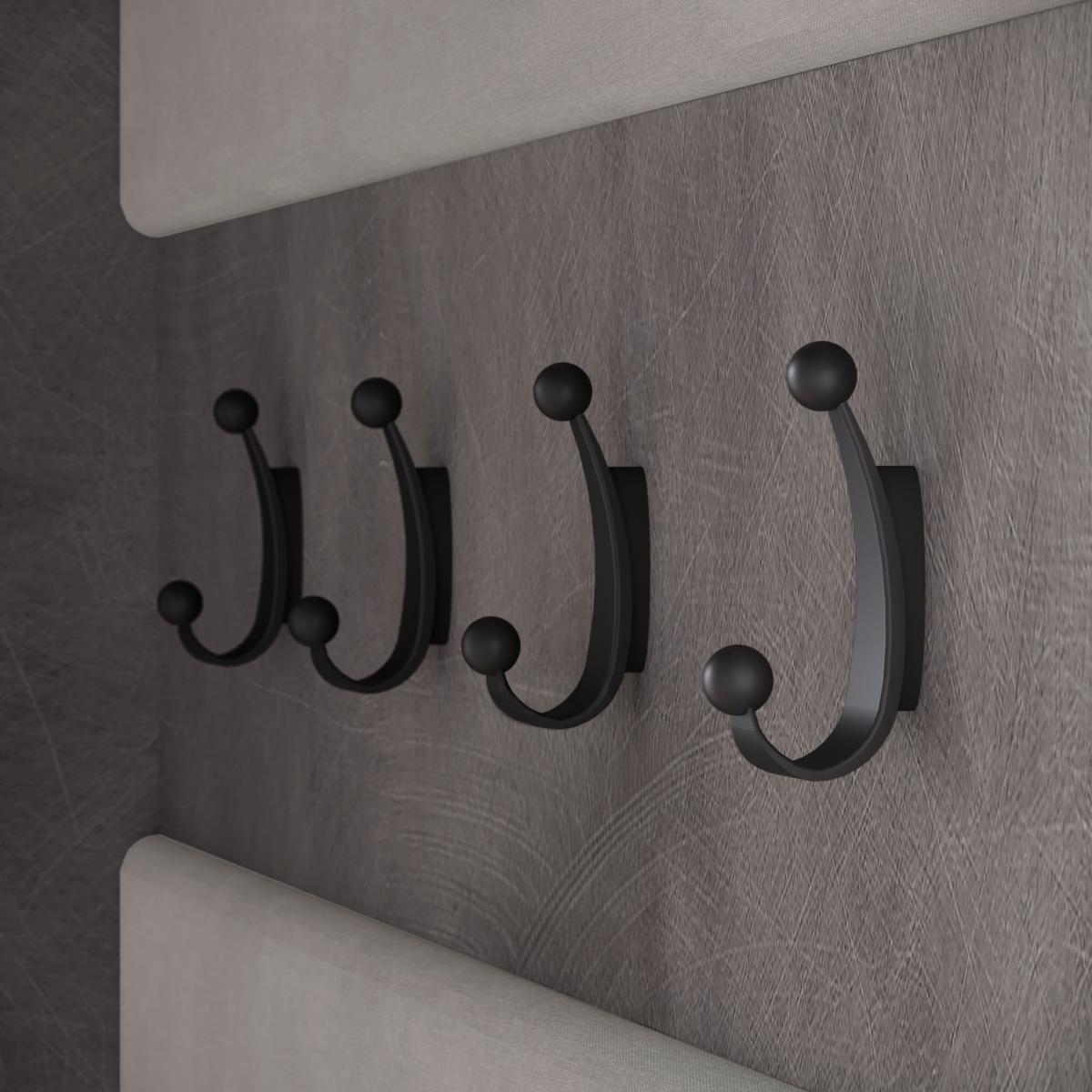 Garderobe Tejo Anthrazit/Kastanieneiche - Kastanieneichefarben/Anthrazit, Design, Holzwerkstoff (115/231,9/37,5cm) - Livetastic